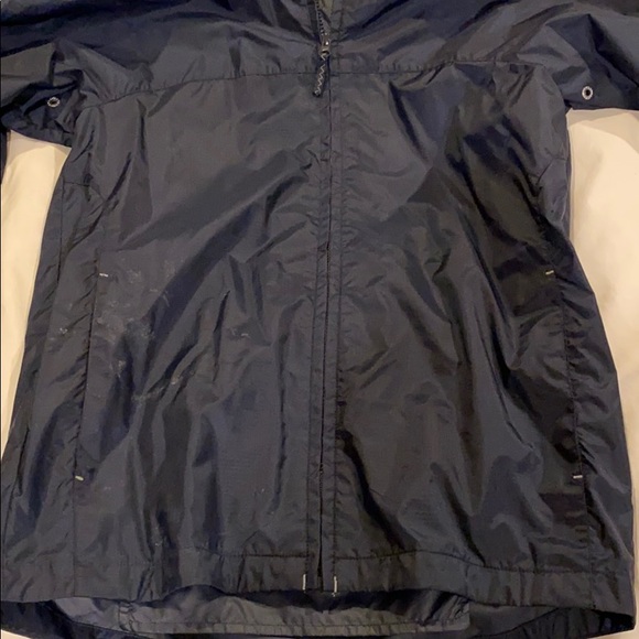Land’s End Navy Blue Rain Coat - Picture 4 of 7